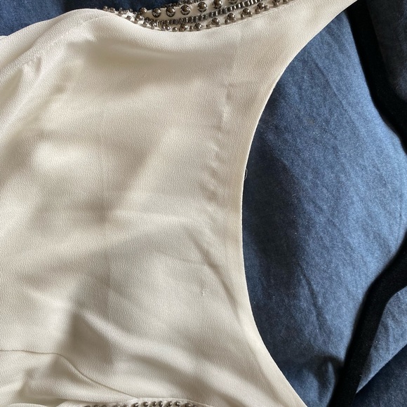 Off white stud embellished dress - Picture 6 of 6